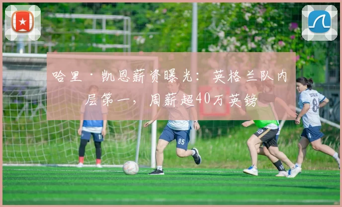 哈里·凯恩薪资曝光：英格兰队内断层第一，周薪超40万英镑